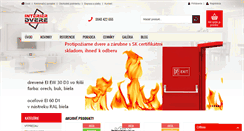 Desktop Screenshot of interierdvere.sk